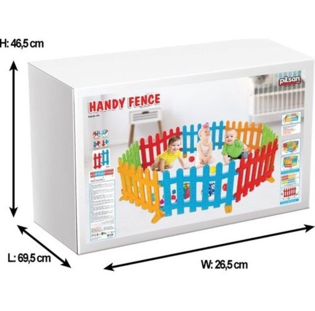 Pilsan clôture plastique multicoulour pour enfant – Image 3