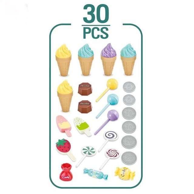 Ensemble de jeu de chariot à dessert pour enfants – Image 6