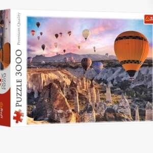 Puzzle 3000-Ballons au-dessus de la Cappadoce- Trefl