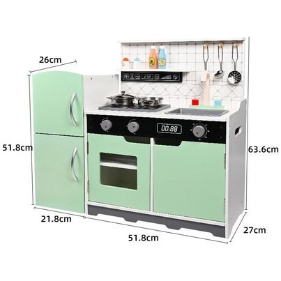 Cuisine en bois pour enfant - Vert – Image 3