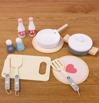 Cuisine en bois pour enfant – Image 4
