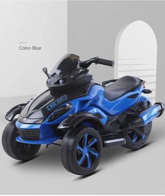 Moto électrique Trimoto pour enfants- BLEU – Image 2