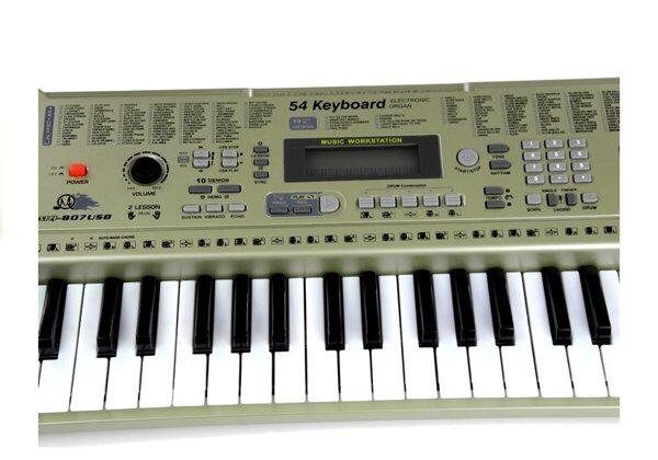 Piano a 54 Touche avec Microphone et USB câble – Image 3