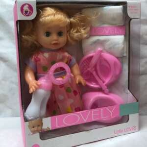 Poupée Bébé pour fille avec accessoires