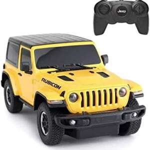 Rastar Jeep wrangler rubicon Jaune - rc 1/24