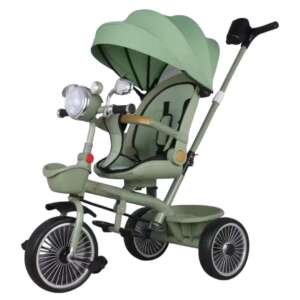 Tricycle évolutif 2 en 1 rotatif 360 - Vert