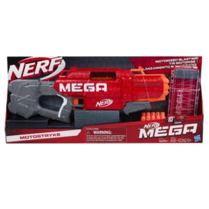 Nerf Mega - Blaster motorisé Motostryke à 10 fléchettes