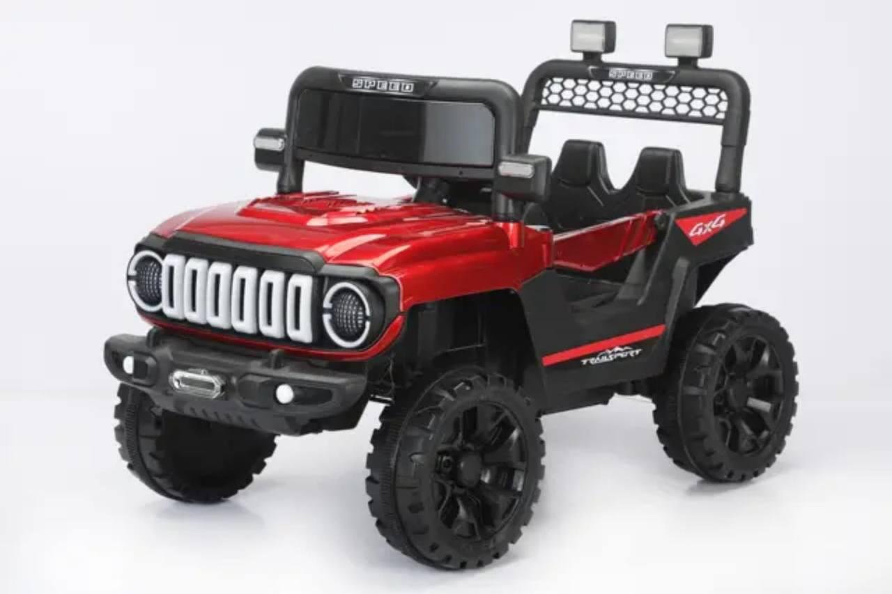Voiture électrique SUV 4 motrices 12V pour enfant avec lumière - Rouge – Image 2