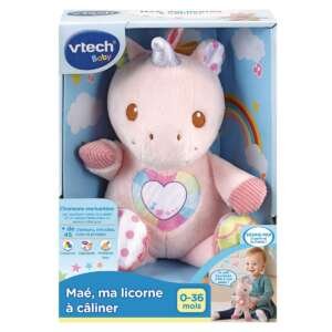 VTech - Maé, Ma Licorne à Câliner, Peluche Licorne Musicale et Parlante pour Bébé