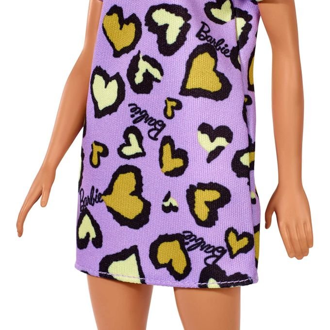Poupée Barbie blonde avec robe violet - Mattel – Image 6