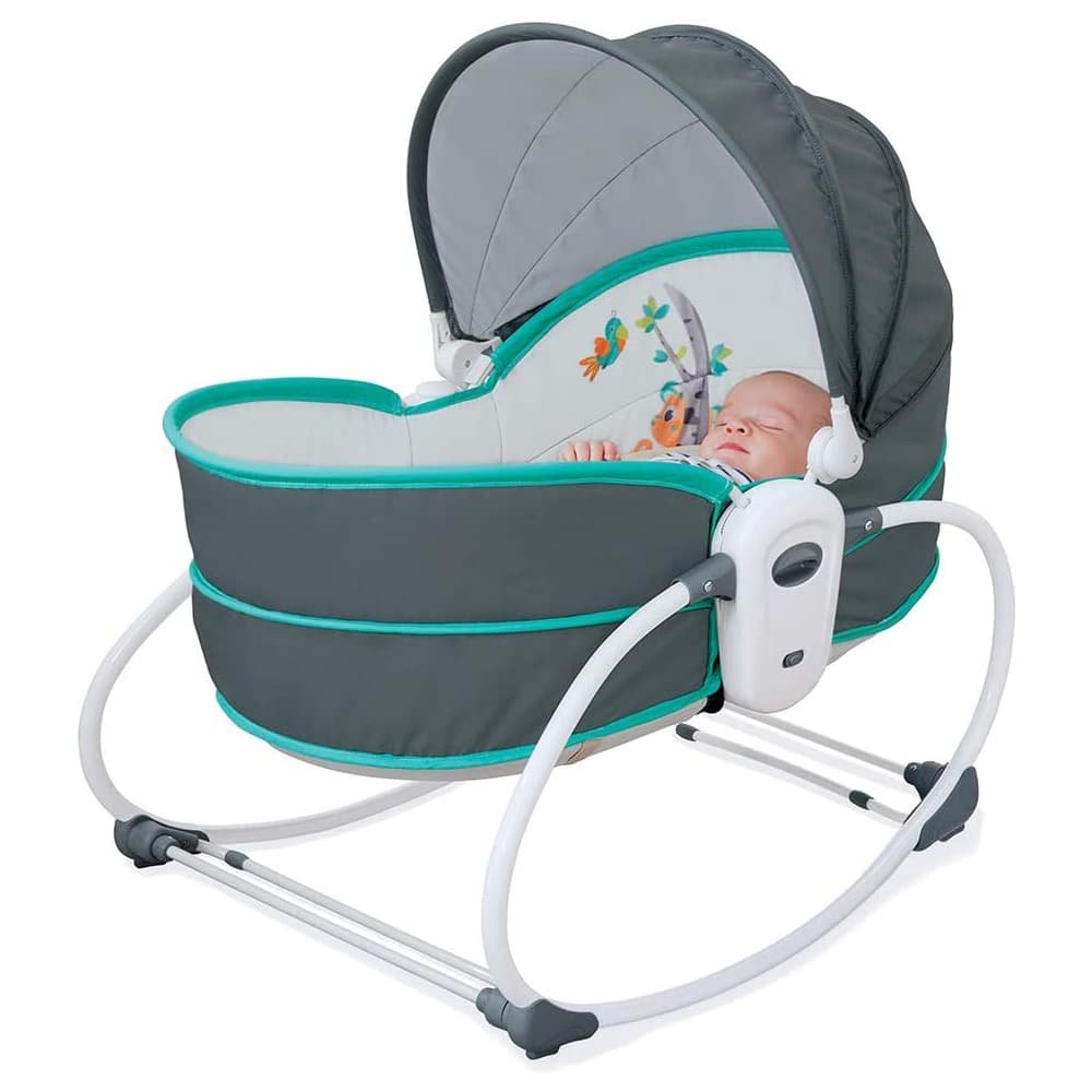 Balancelle 5 en 1 relax avec vibrations musicales- Vert – Image 2