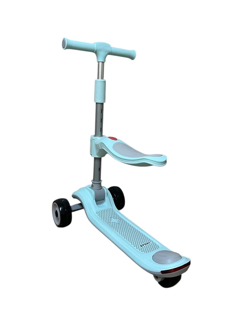 Trottinette 3 roue 2 en 1 - Bleu Ciel – Image 3