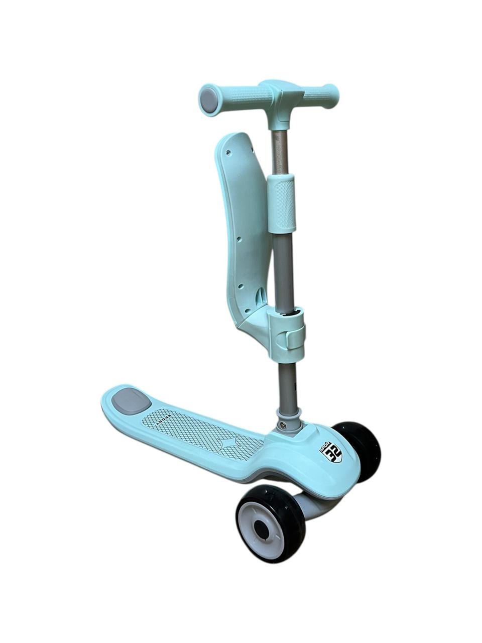 Trottinette 3 roue 2 en 1 - Bleu Ciel – Image 4