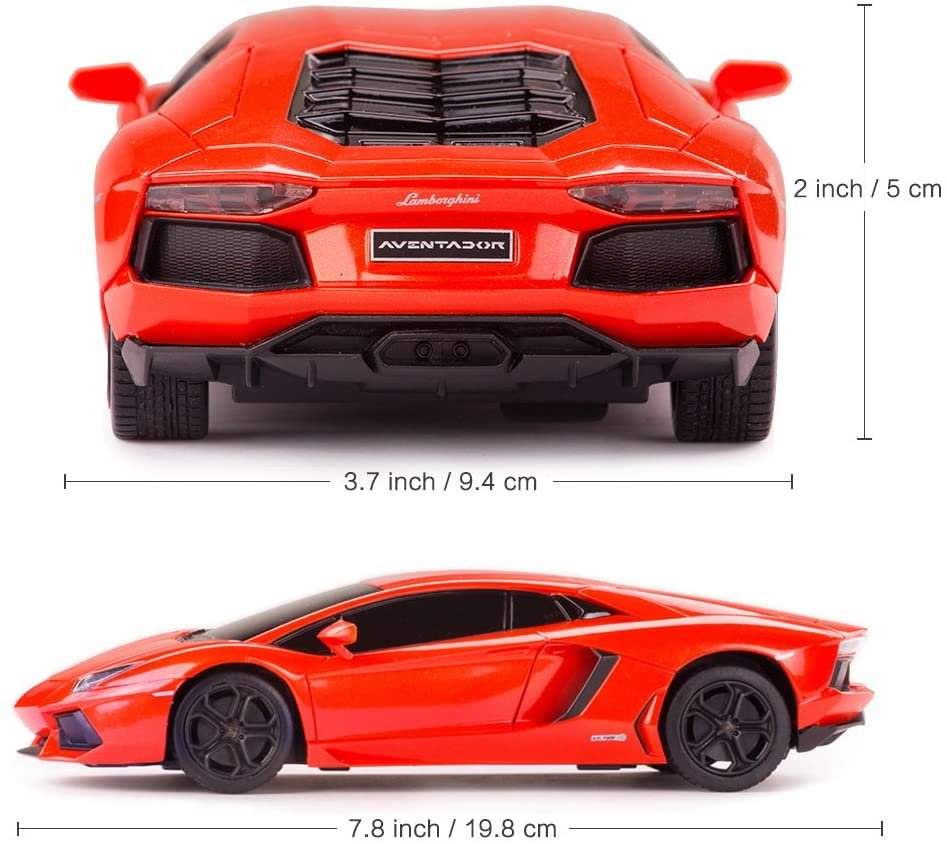 RC Lamborghini Aventador LP 700–4 Orange-1/24 - Rastar – Image 4