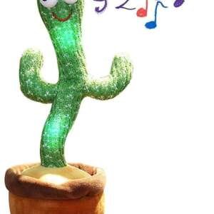 Cactus chantant et dansant drôle et répétez ce que vous dites avec chargeur