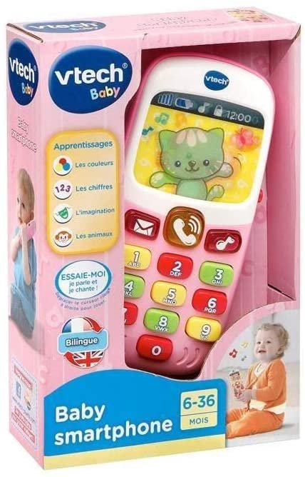 Baby smartphone bilingue rose - Vtech – Image 3