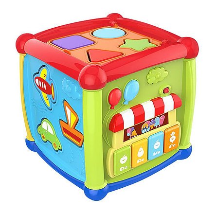 Jouet cube multifonctionnel à 6 faces pour bébé de 1 à 3 ans - Huanger – Image 5