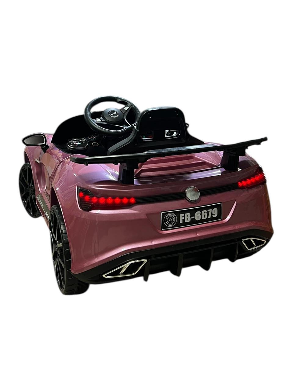 Voiture électrique 12V Style Mercedes-Benz - Rose – Image 2