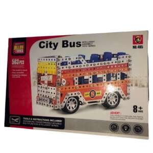 Jeu de construction City Bus - 563 pcs montée en vis et tournevis