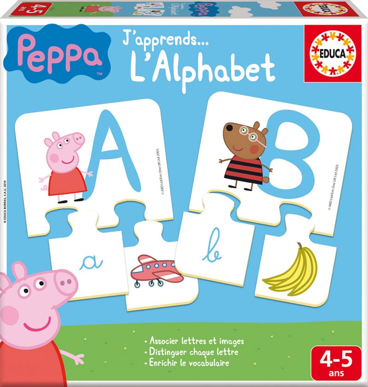 Educa - Peppa j'apprend l'alphabet