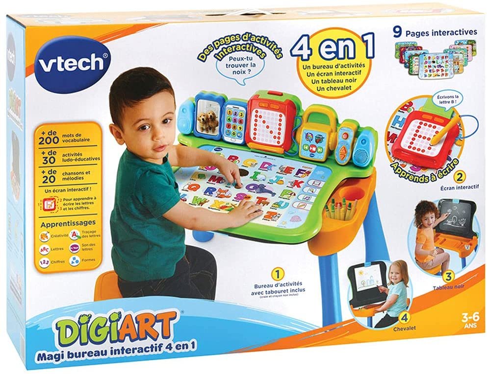 Magi bureau interactif 4 en 1 Bleu - Vtech – Image 6