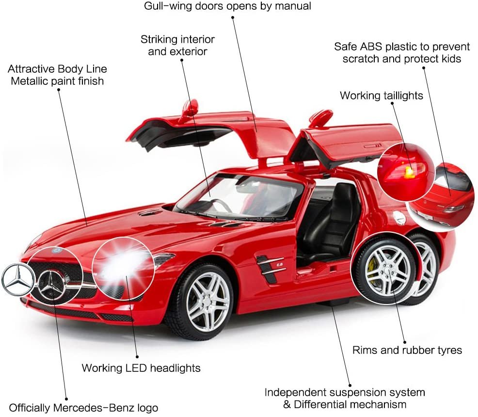RC 1/14 Mercedes SLS AMG - Rastar – Image 7