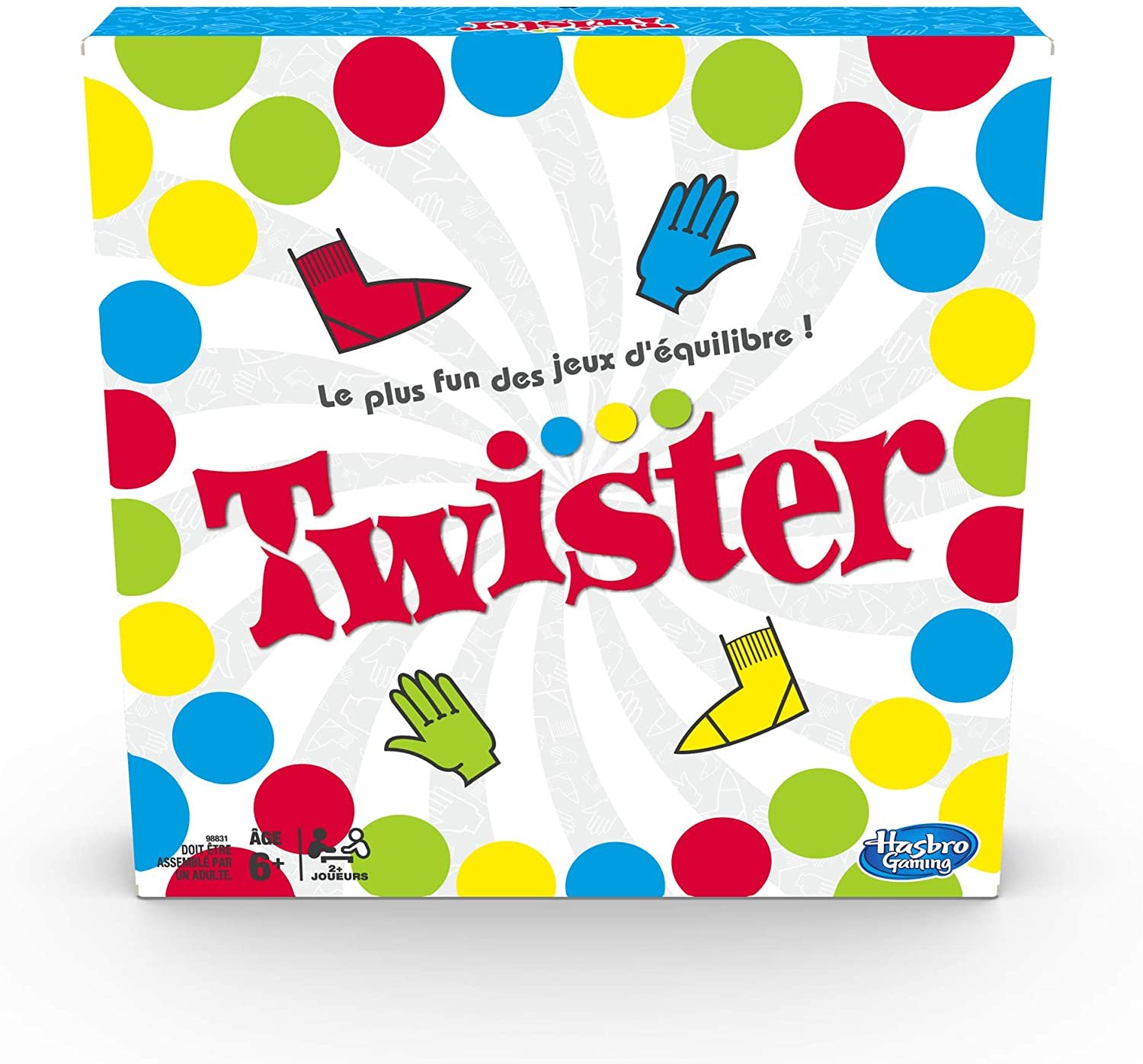 Twister, Jeu de société fun d'équilibre, Version française – Image 7