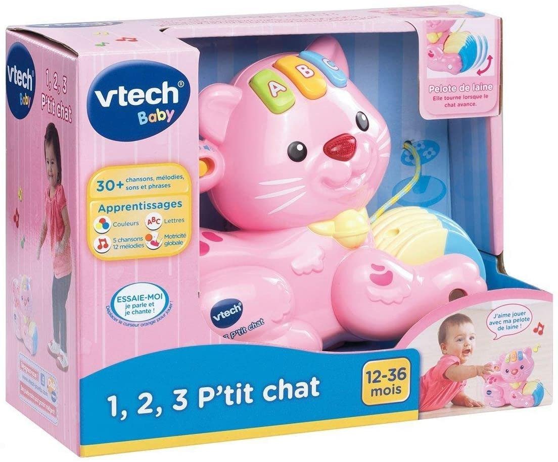 1,2,3 P'tit Chat Rose - Vtech