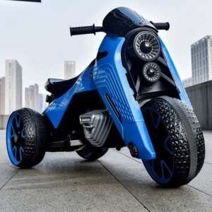 Moto électrique pour enfant 12V BLEU