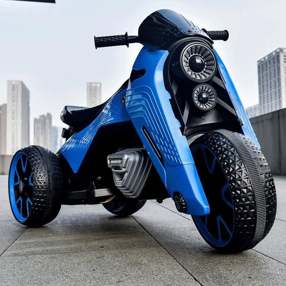 Moto électrique pour enfant 12V BLEU