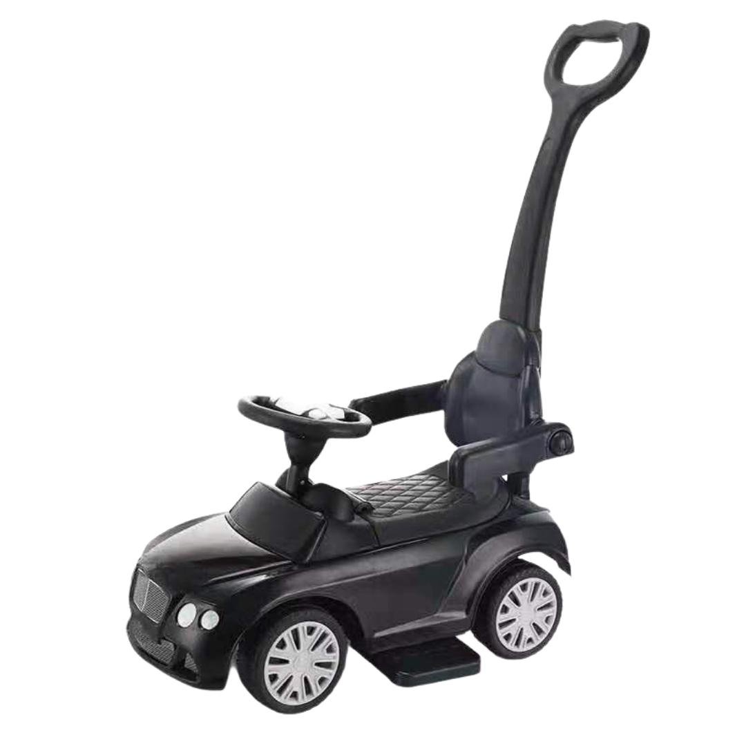 Baby Car avec lumière, son et canne - Noir