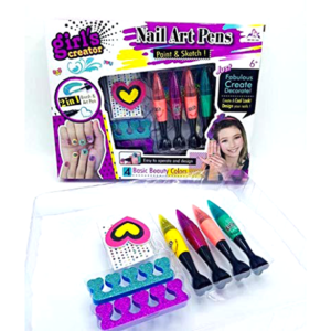 Créateurs d'ongle - Peinture et croquis avec plusieurs couleurs et dessins