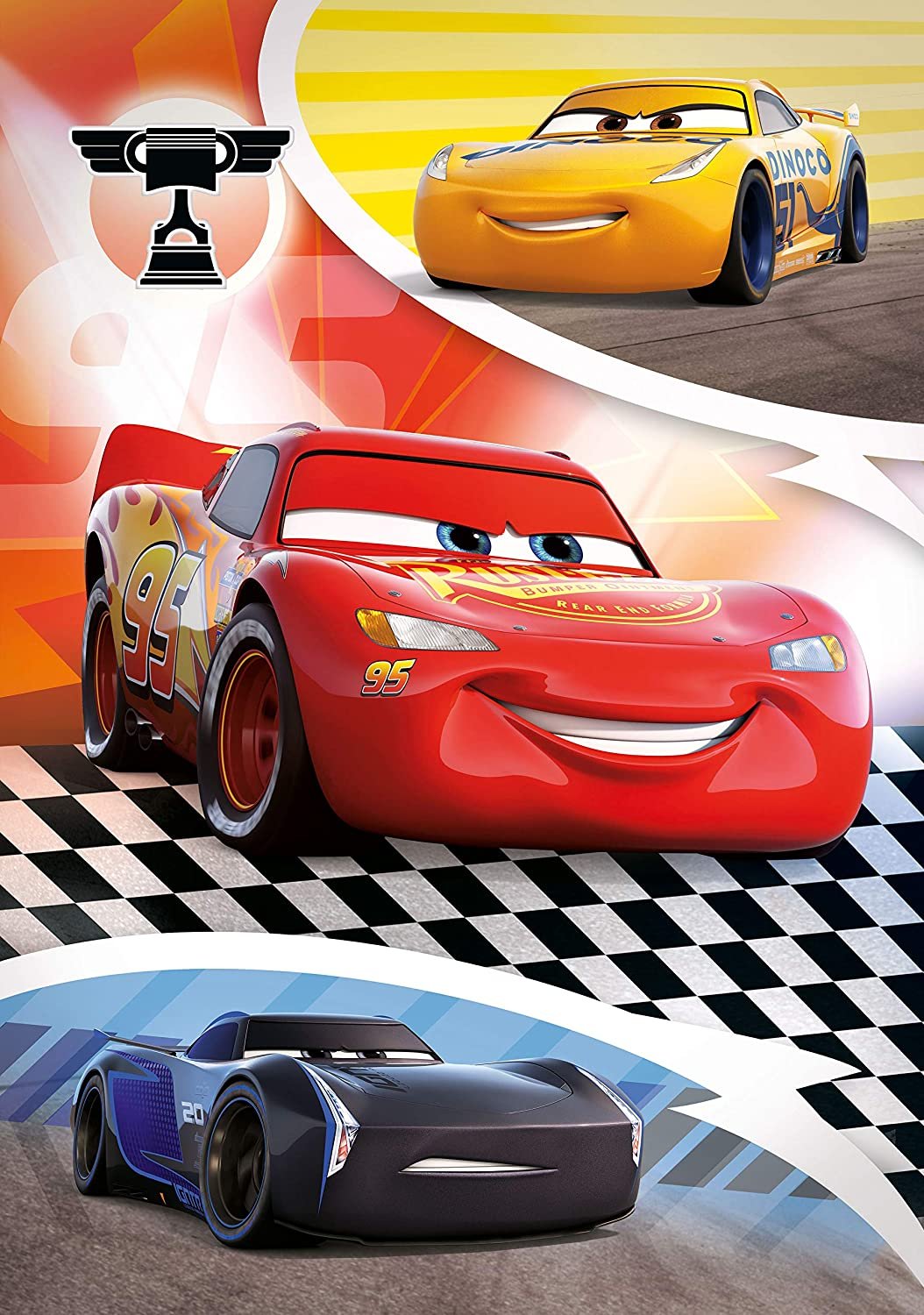 Clementoni- Puzzle 104 modèle 3D-Cars-104 pièces – Image 3