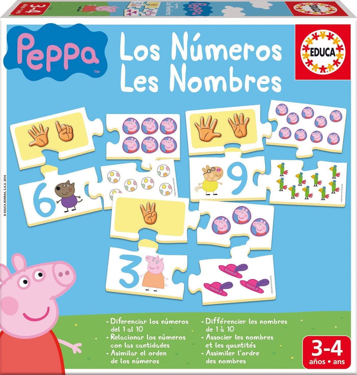 Educa - Peppa les nombres