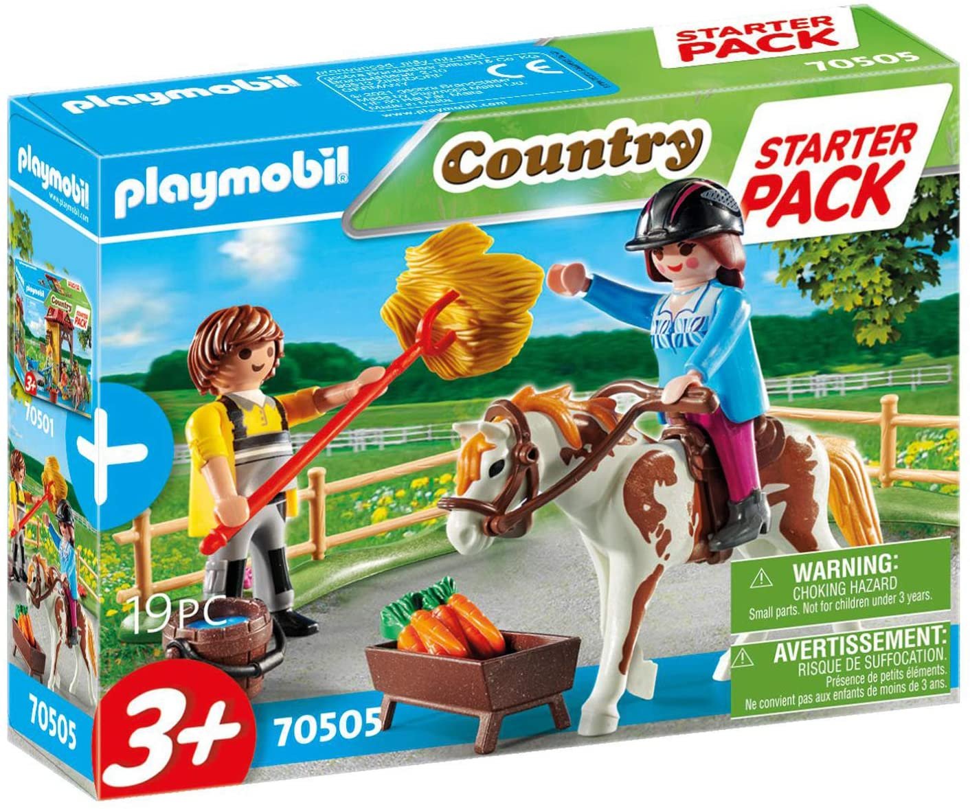 Playmobil - Starter Pack Box et poneys