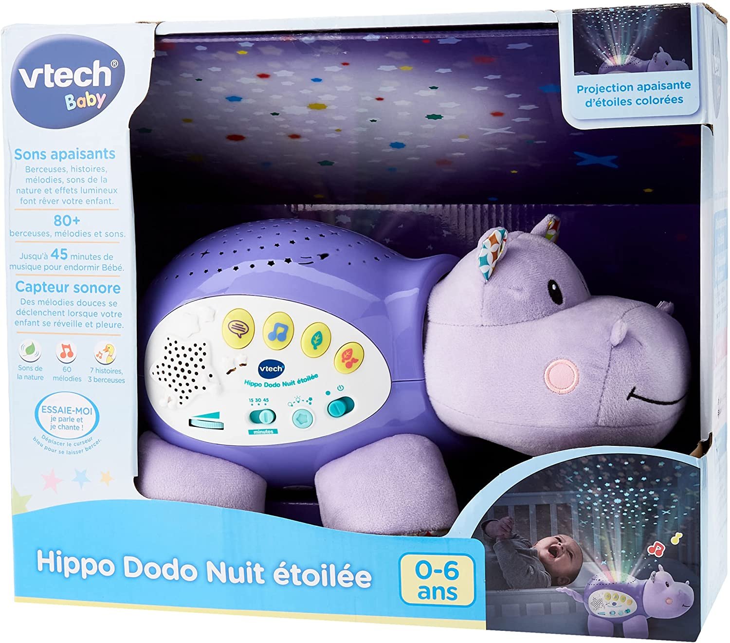 Hippo Dodo Nuit Etoilée Veilleuse - Vtech – Image 2