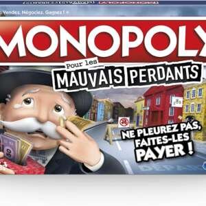 Monopoly Mauvais Perdants - Jeu de Societe - Hasbro