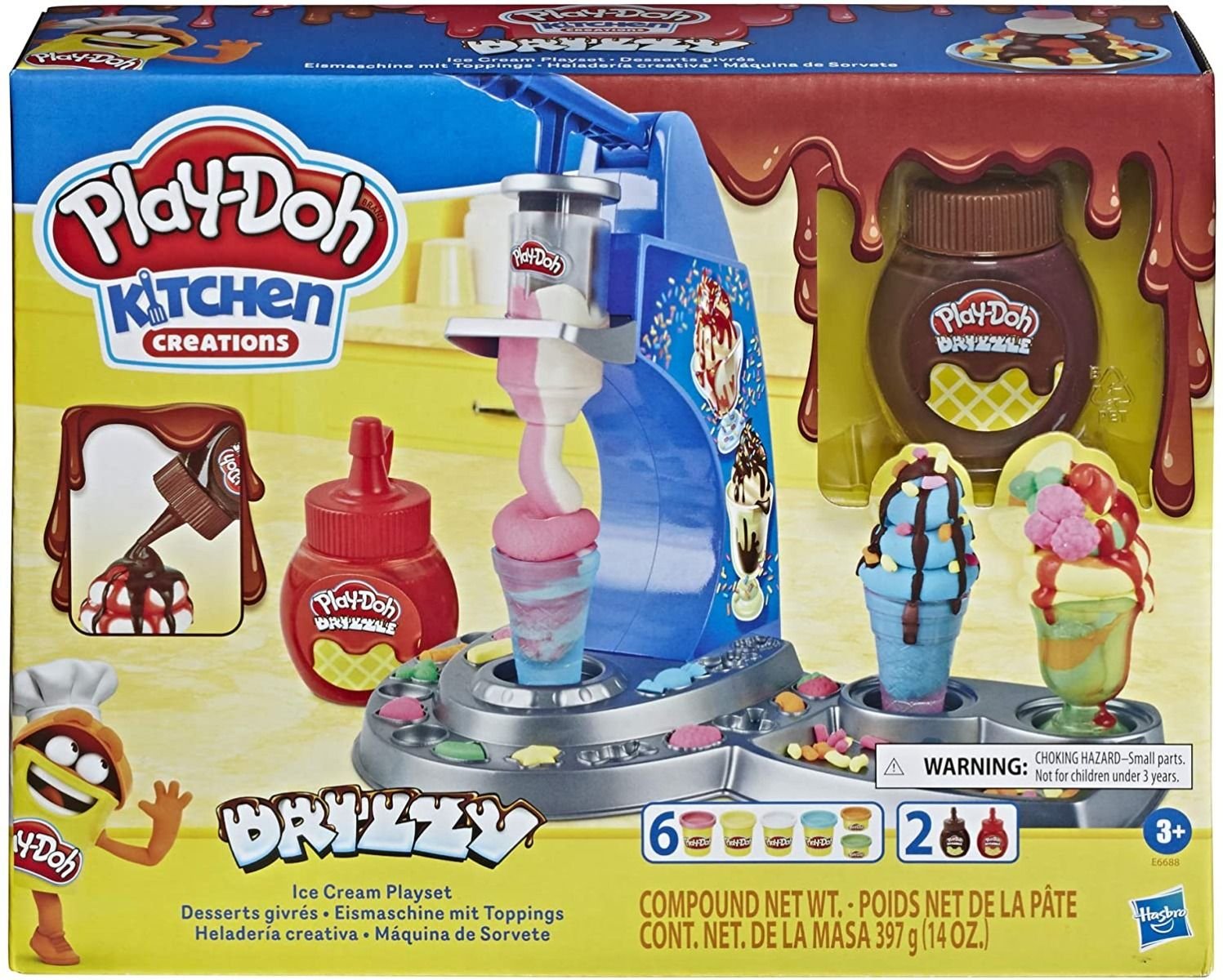 Pate A Modeler Drizzy Ice Cream - Play doh - Hasbro – Image 2