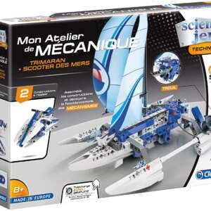 Clementoni-Mon Atelier de Mécanique-Trimaran et Scooter des Mers