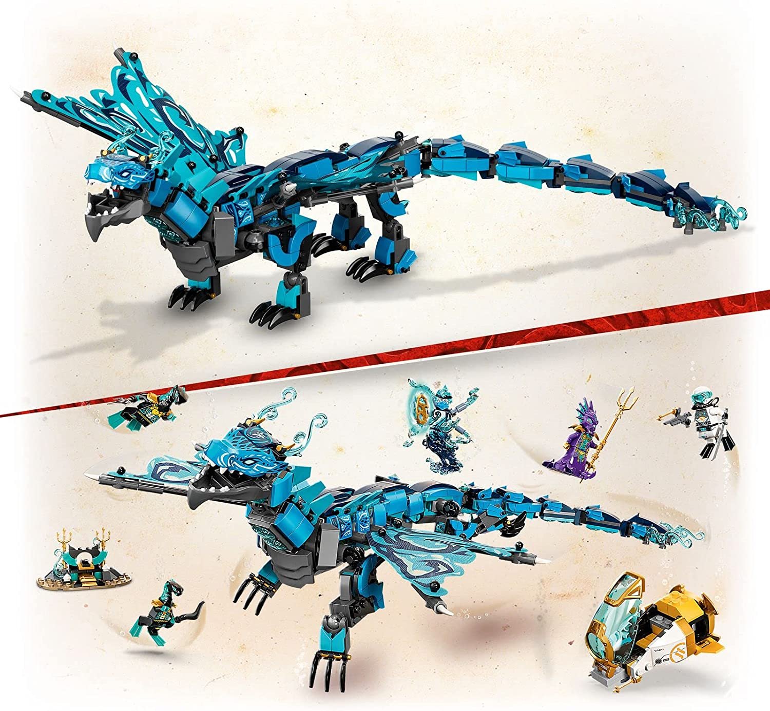 Lego Ninja go Le dragon d'eau - 737 pcs – Image 3