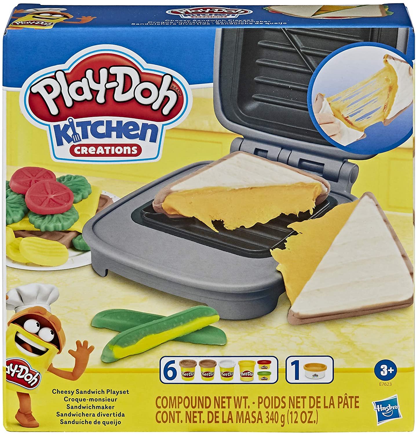 Pate A Modeler Croque-Monsieur - Play doh - Hasbro
