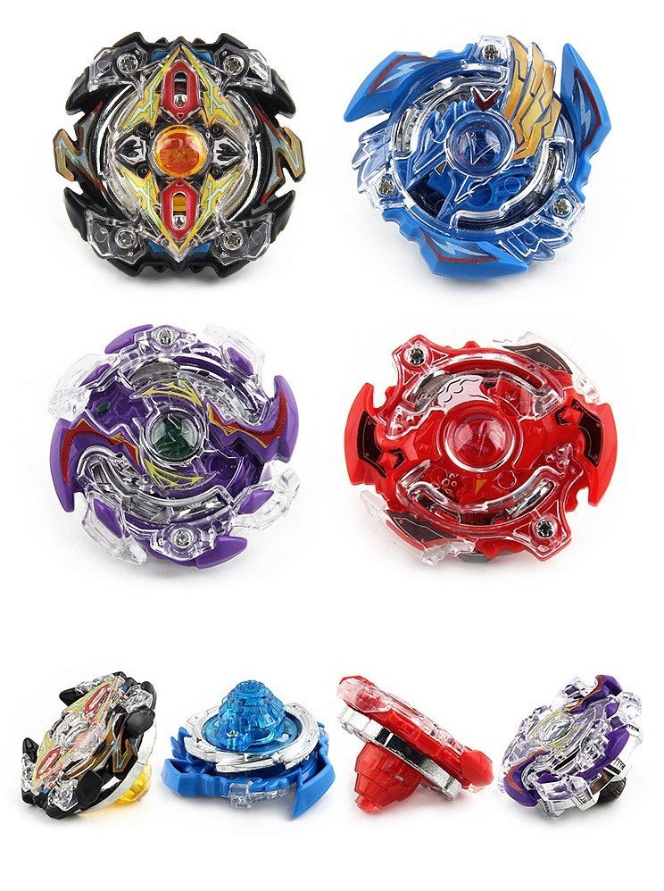 BeyBlade set- Aoi Baruto 4 toupies Blowout Gyro – Image 3