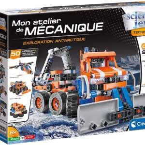 Clementoni – Mon Atelier de mécanique Exploration Antarctique 50 modèles à réaliser