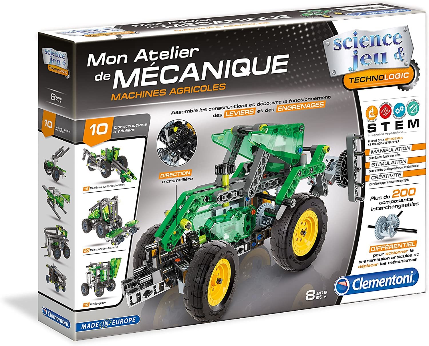 Clementoni-Mon Atelier Mécanique-Machines Agricoles