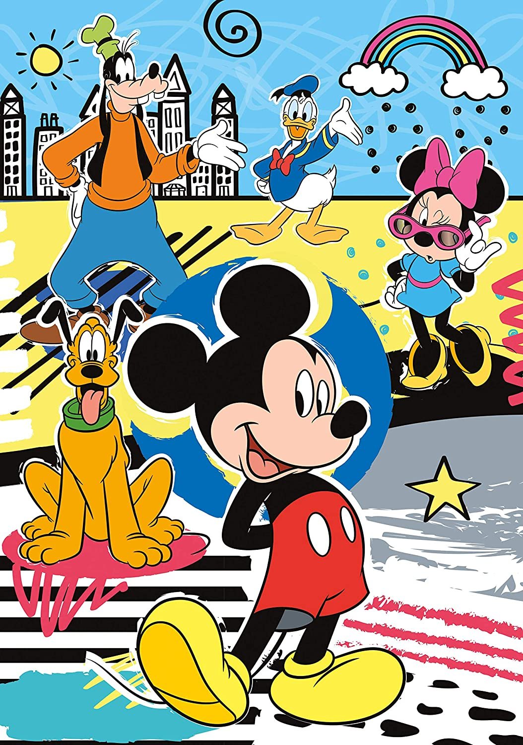 Clementoni- Puzzle 104 modèle 3D-Mickey Mouse-104 pièces – Image 2