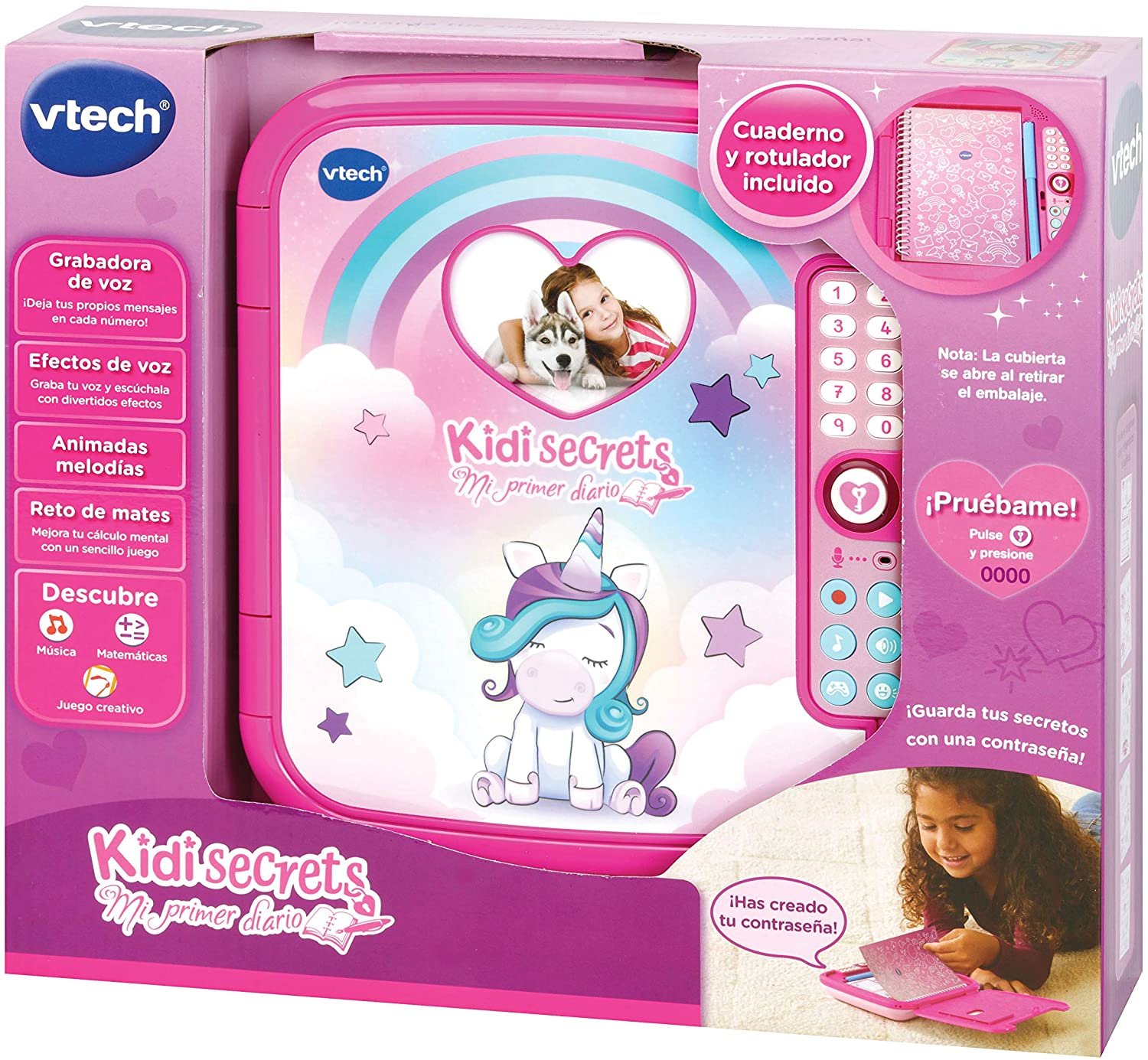 KidiSecrets - Mon journal intime magique Rose - Vtech – Image 5