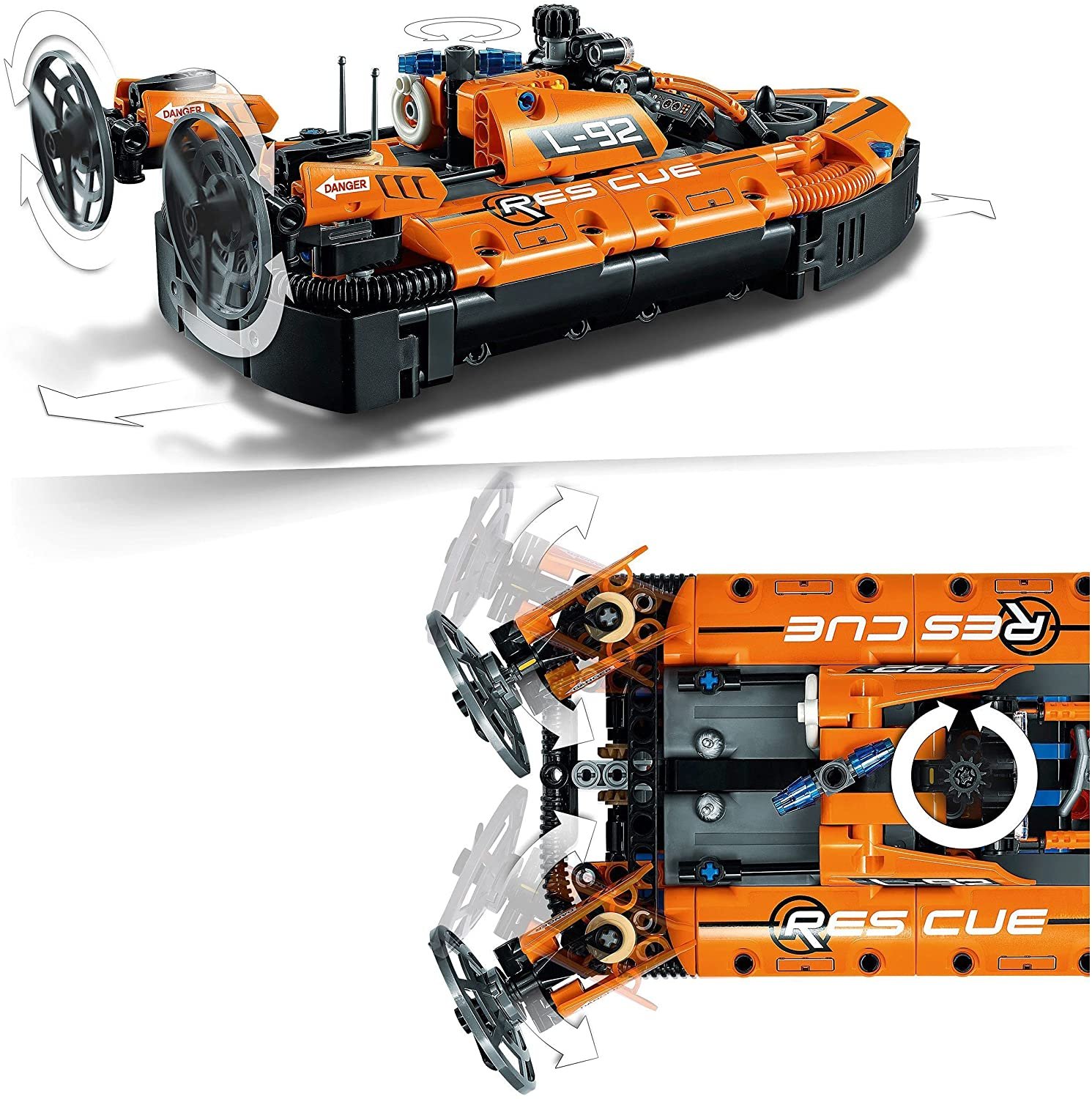 Lego Technic 2 en 1 - Aéroglisseur de sauvetage – Image 5