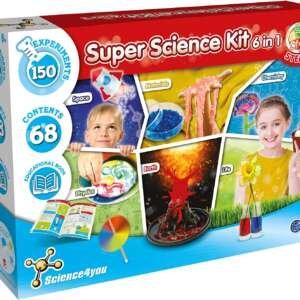 Super Science kit 6 en 1 -Multilingue-  SCIENCE FOR YOU
