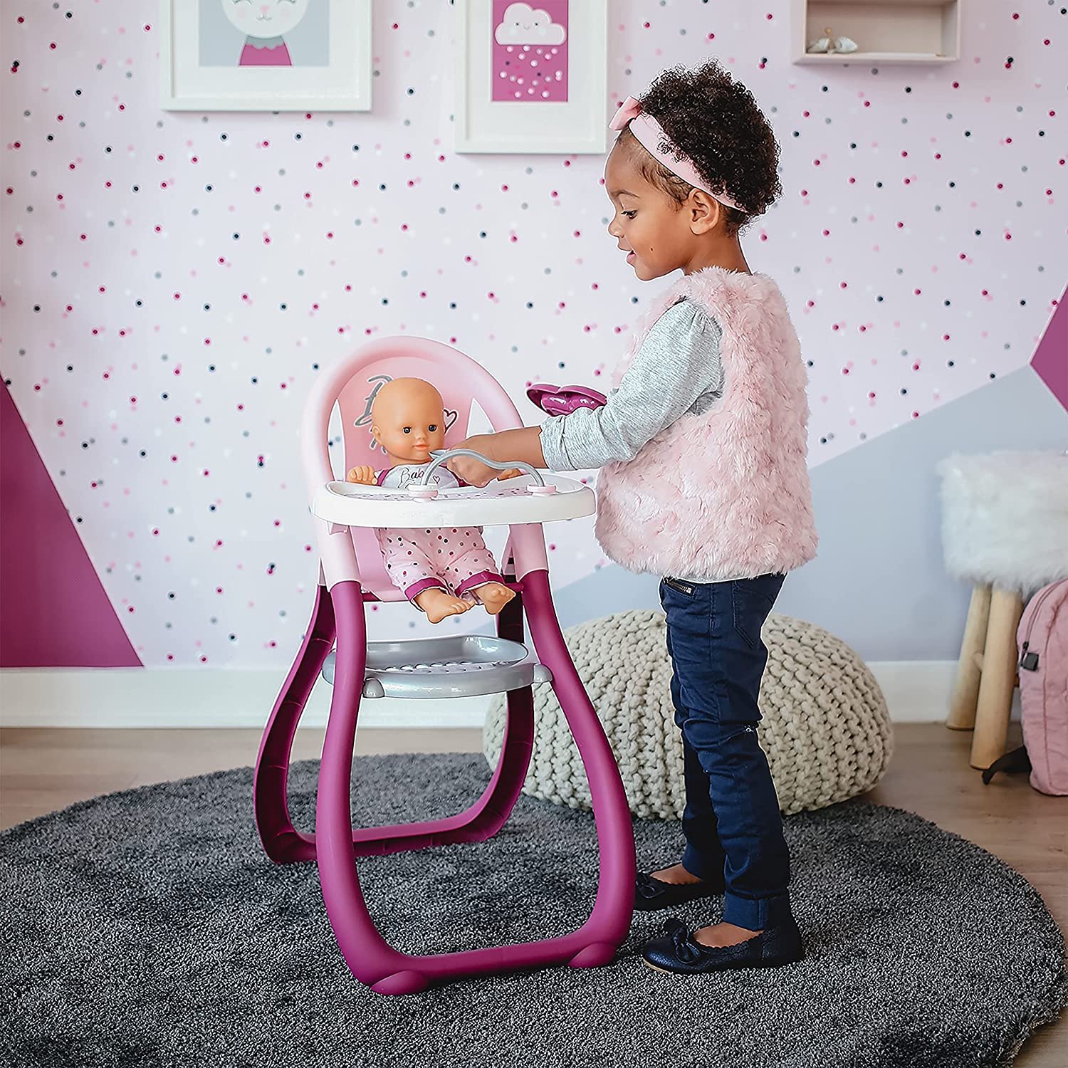 Smoby - Baby Nurse - Chaise Haute