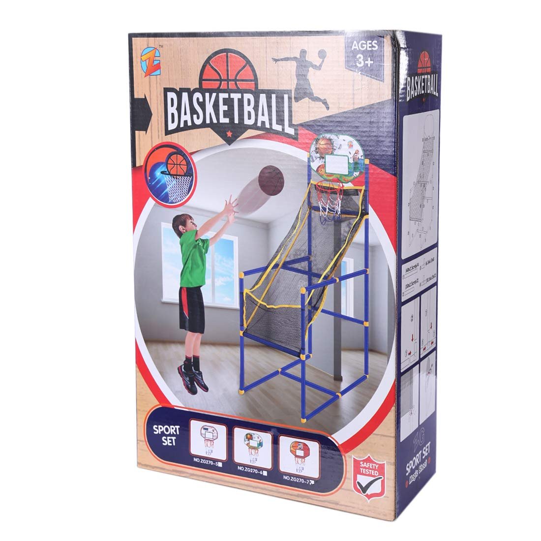 Jouet de tir de basket-ball d'équipement de sports d'enfants de 125cm – Image 2